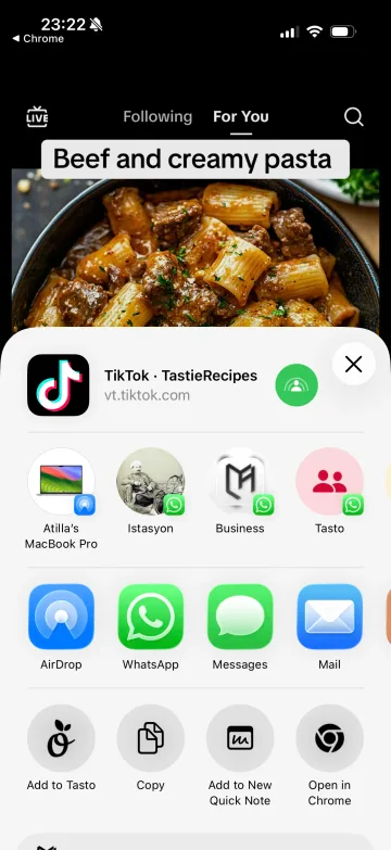 Share to Tasto